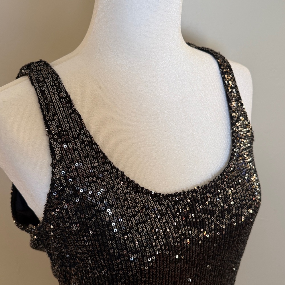 Jennifer Lopez Women’s Black Sequin Dress 6 - Picture 14 of 15